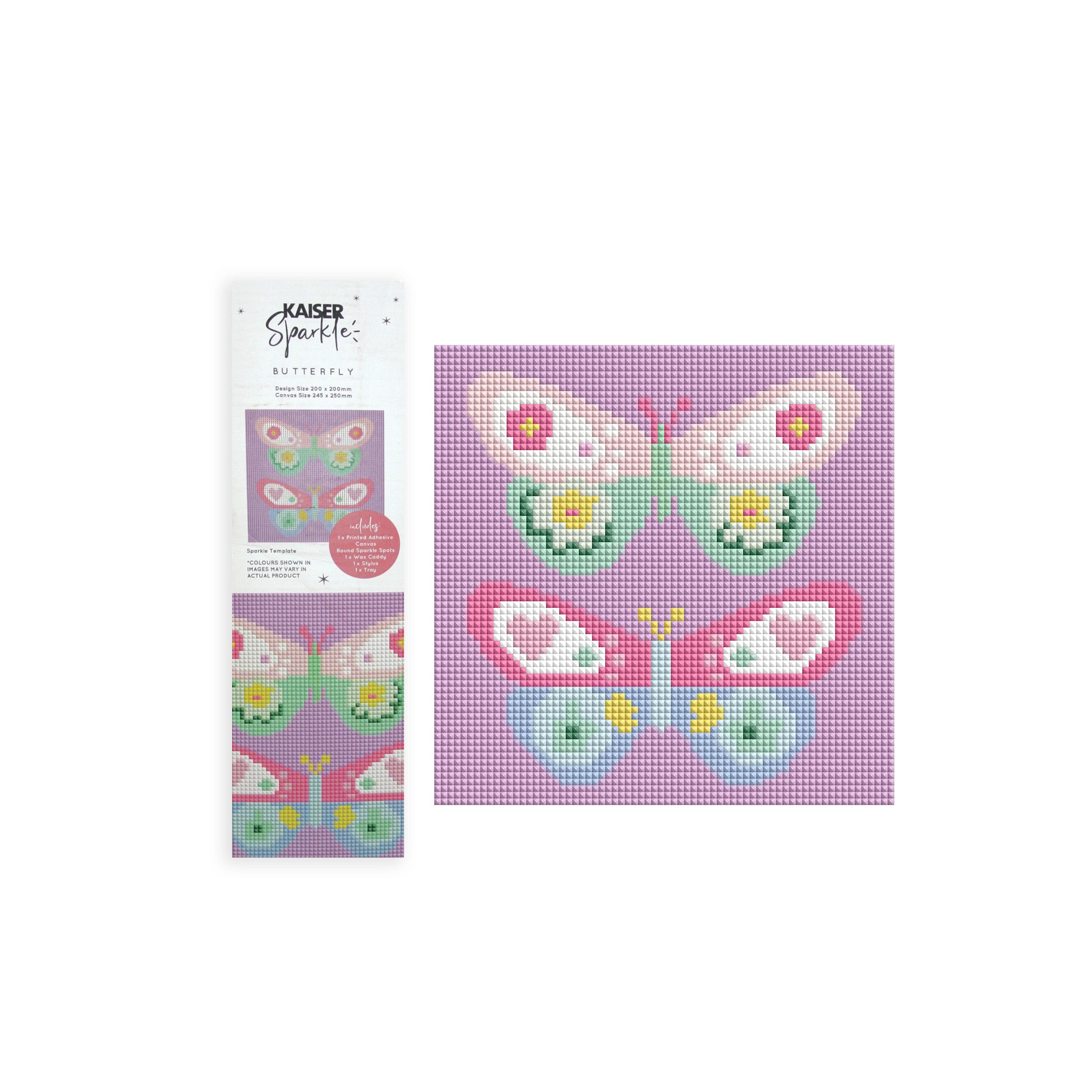 Sparkle Kids Kits 20x20cm - BUTTERFLY